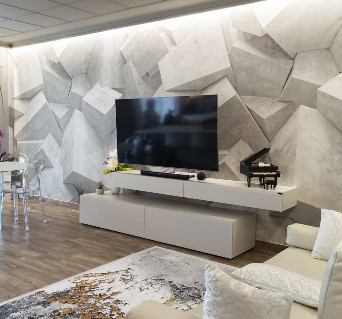 Attico Verona: living