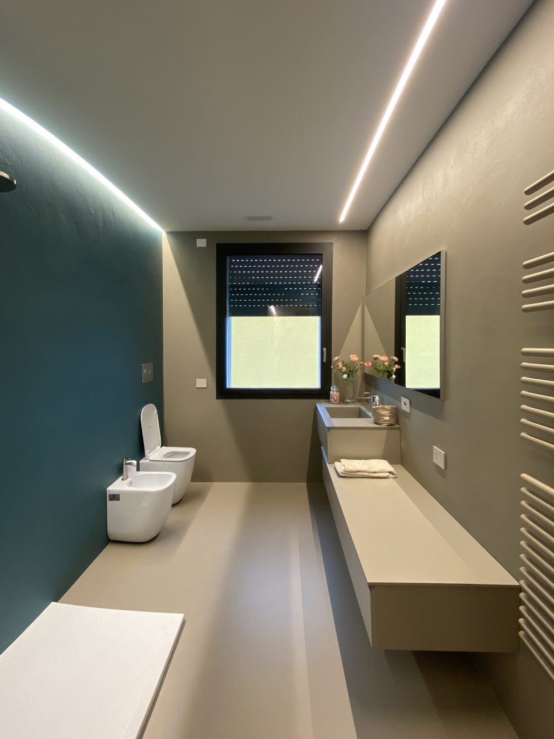 Villa singola Verona: bagno principale